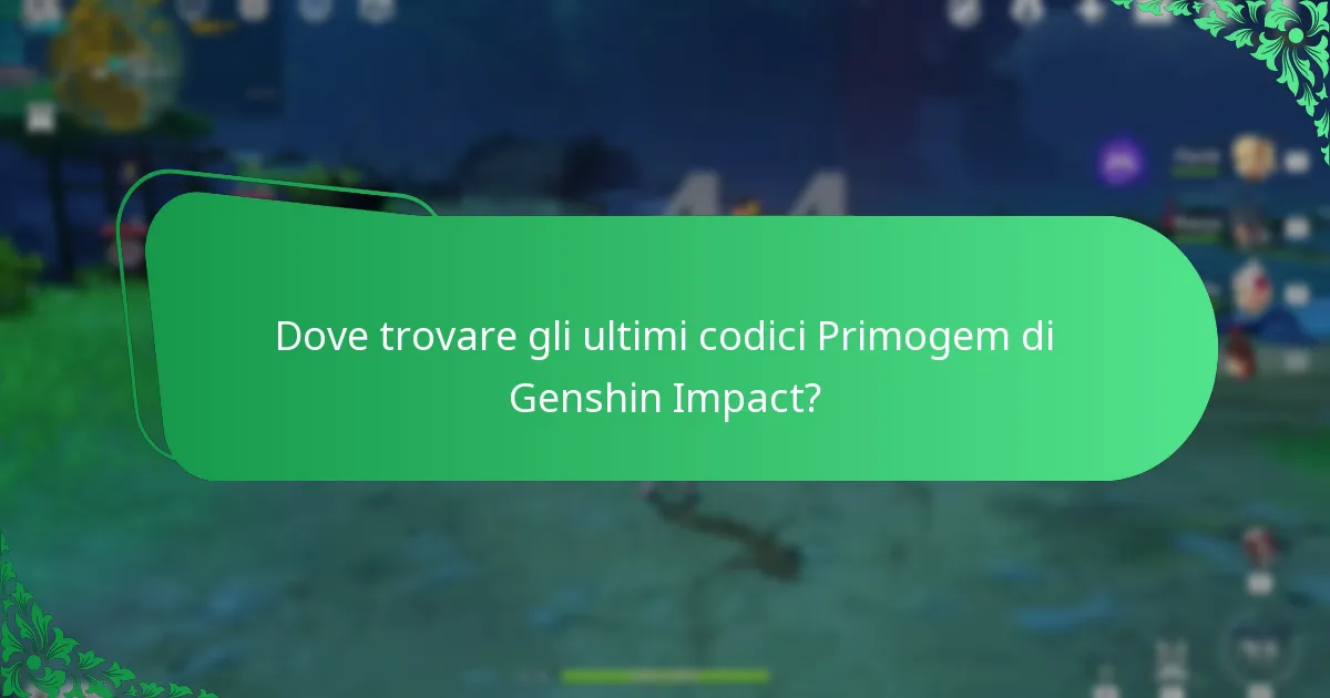 Dove trovare gli ultimi codici Primogem di Genshin Impact?
