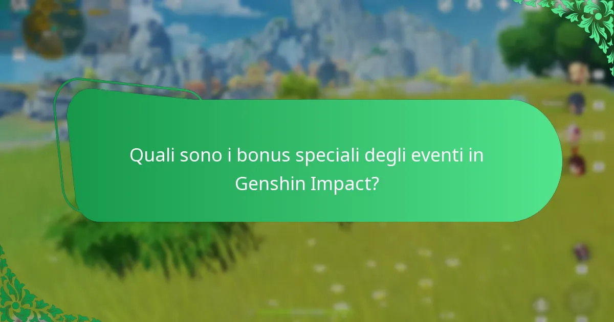 Quando si svolgono solitamente gli eventi di Genshin Impact?