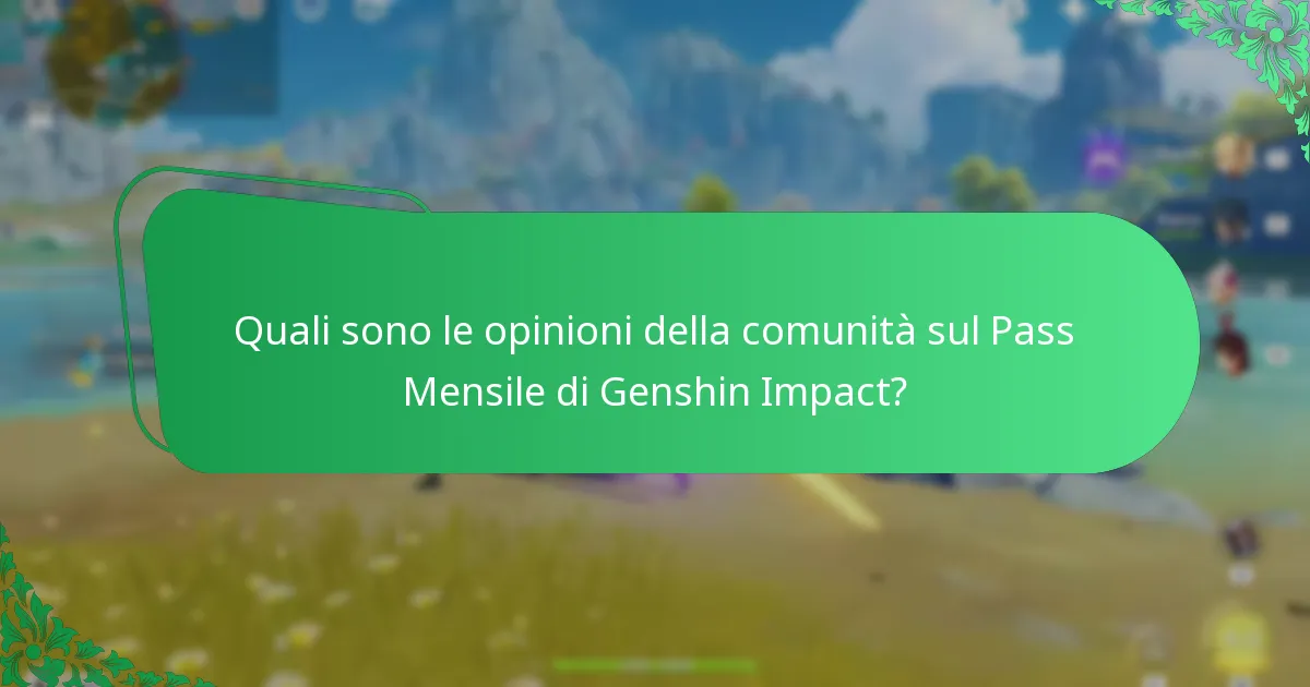 Quali alternative esistono al Pass Mensile di Genshin Impact?